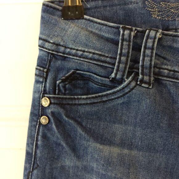 h & g five pocket skinny leg Jeans with bling - Picture 5 of 13